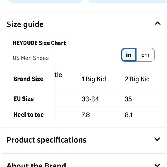 Hey Dude Bradley Leather Boots Round Moc Toe Elastic Laces Size 34//1 Big Kid - Picture 11 of 11